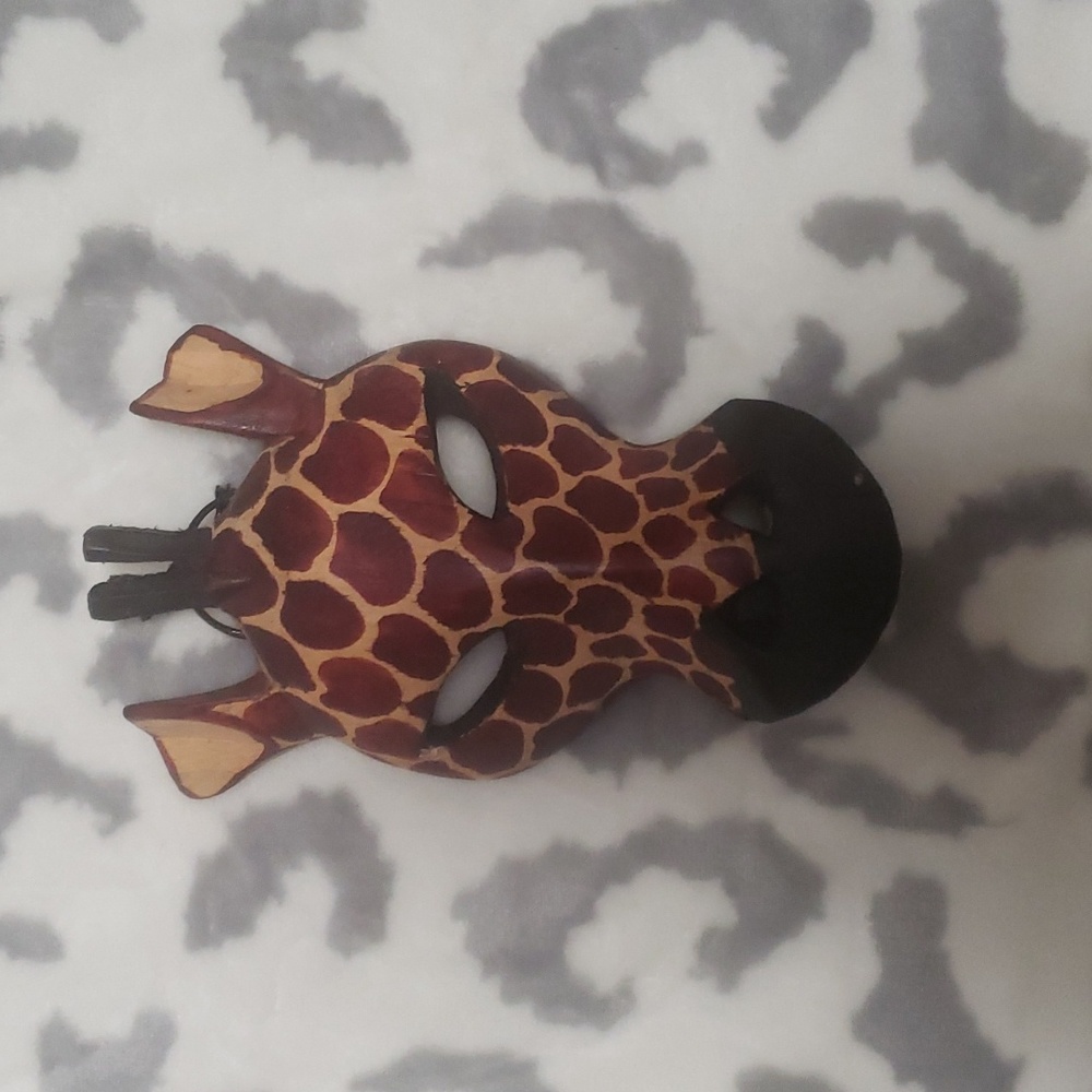 Giraffe wooden mask